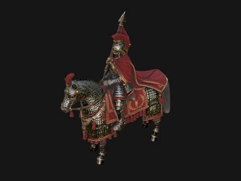 ROME - Cataphract Cavalry Design 2 - 3D Print Model 3D Print Model