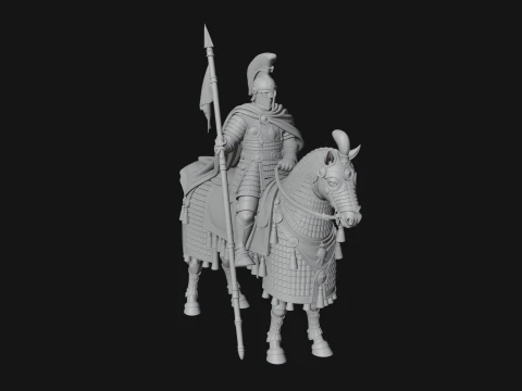 ROME - Cataphract Cavalry Design 2 - 3D Print Model 3D Print Model