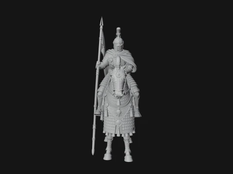 ROME - Cataphract Cavalry Design 2 - 3D Print Model 3D Print Model