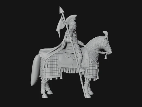 ROME - Cataphract Cavalry Design 2 - 3D Print Model 3D Print Model