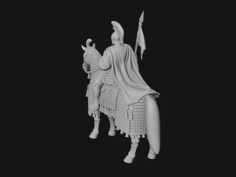 ROME - Cataphract Cavalry Design 2 - 3D Print Model 3D Print Model