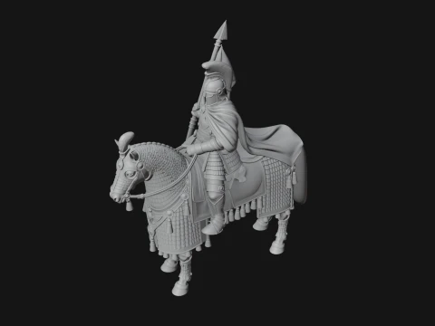 ROME - Cataphract Cavalry Design 2 - 3D Print Model 3D Print Model