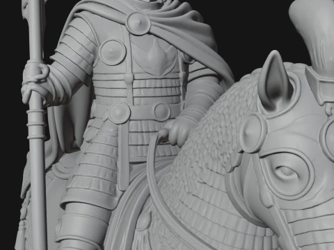 ROME - Cataphract Cavalry Design 2 - 3D Print Model 3D Print Model