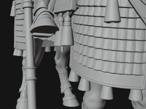ROME - Cataphract Cavalry Design 2 - 3D Print Model 3D Print Model