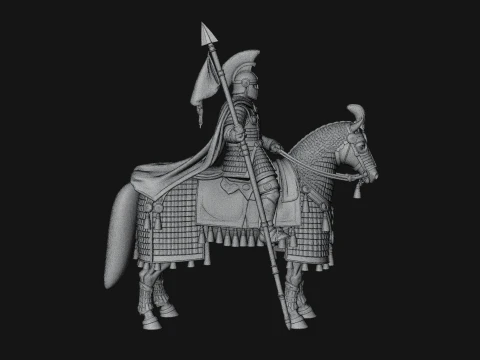 ROME - Cataphract Cavalry Design 2 - 3D Print Model 3D Print Model