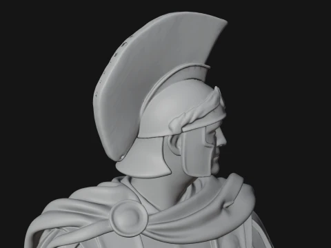 ROME - Mounted Officer Design 5 - 3D Print Model 3D Print Model
