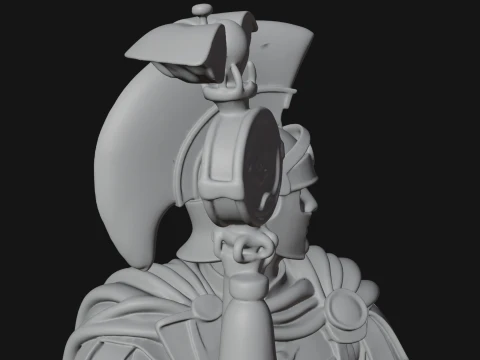 ROME - Mounted Officer Design 6 - 3D Print Model 3D Print Model