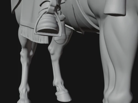 ROME - Mounted Officer Design 6 - 3D Print Model 3D Print Model