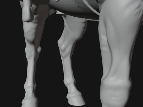 ROME - Cavalryman Design 2 - 3D Print Model 3D Print Model