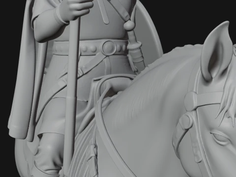 ROME - Cavalryman Design 3 - 3D Print Model 3D Print Model