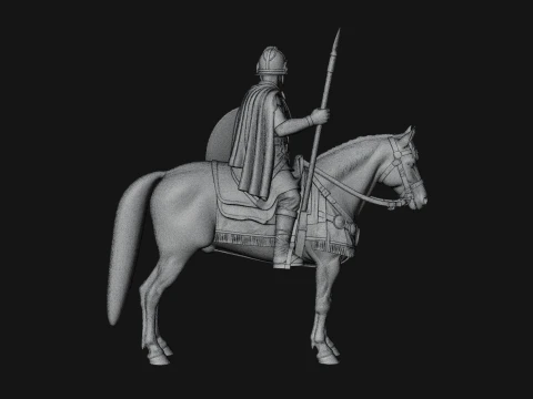 ROME - Cavalryman Design 3 - 3D Print Model 3D Print Model