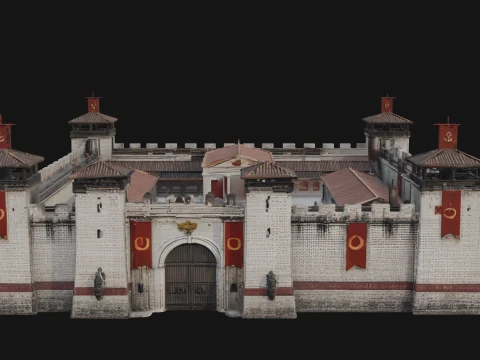 ROME - Fortress Design 1 - 3D Print Model 3D Print Model