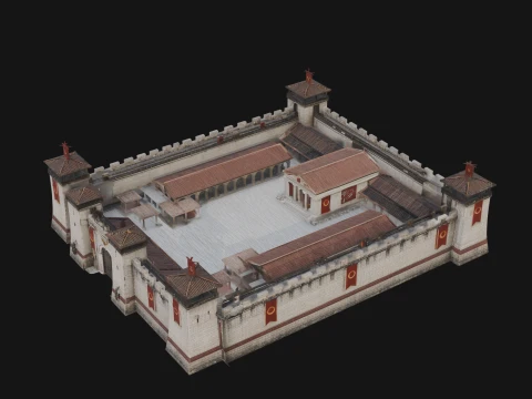 ROME - Fortress Design 1 - 3D Print Model 3D Print Model