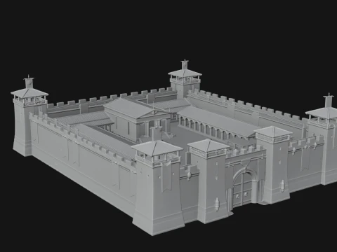 ROME - Fortress Design 1 - 3D Print Model 3D Print Model
