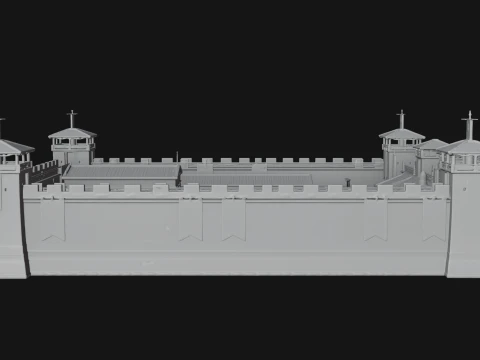 ROME - Fortress Design 1 - 3D Print Model 3D Print Model