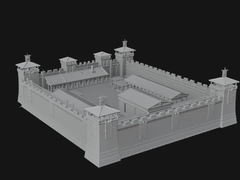 ROME - Fortress Design 1 - 3D Print Model 3D Print Model