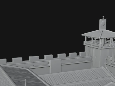 ROME - Fortress Design 1 - 3D Print Model 3D Print Model