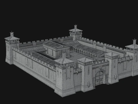 ROME - Fortress Design 1 - 3D Print Model 3D Print Model