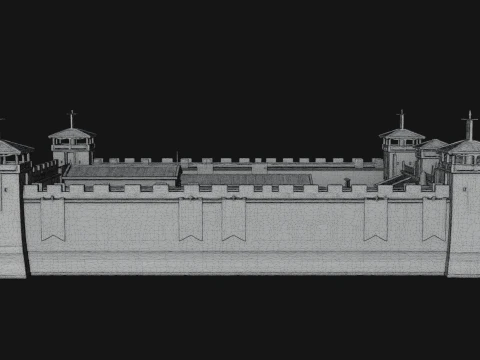 ROME - Fortress Design 1 - 3D Print Model 3D Print Model