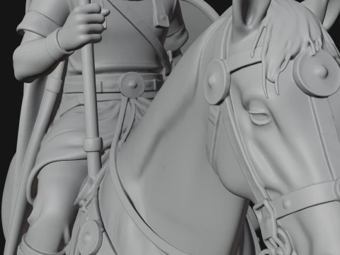 ROME - Cavalryman Design 5 - 3D Print Model 3D Print Model
