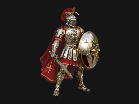 ROME - Armored Champion Design 1 - 3D Print Model 3D Print Model