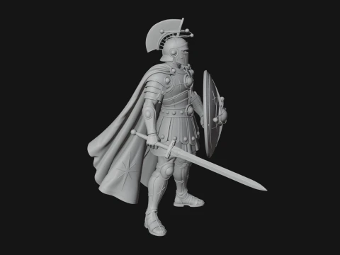 ROME - Armored Champion Design 1 - 3D Print Model 3D Print Model