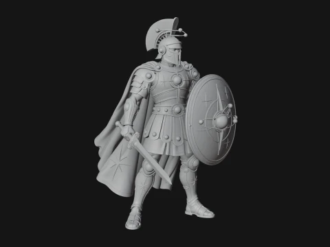 ROME - Armored Champion Design 1 - 3D Print Model 3D Print Model