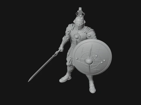 ROME - Armored Champion Design 1 - 3D Print Model 3D Print Model