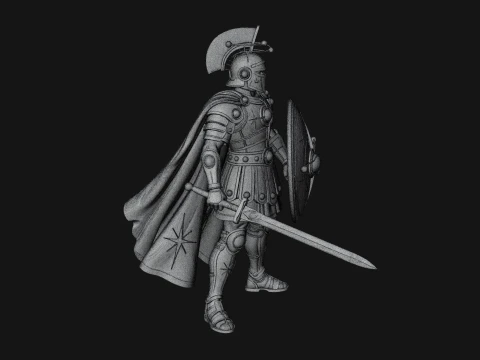 ROME - Armored Champion Design 1 - 3D Print Model 3D Print Model