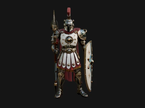 ROME - Armored Champion Design 2 - 3D Print Model 3D Print Model