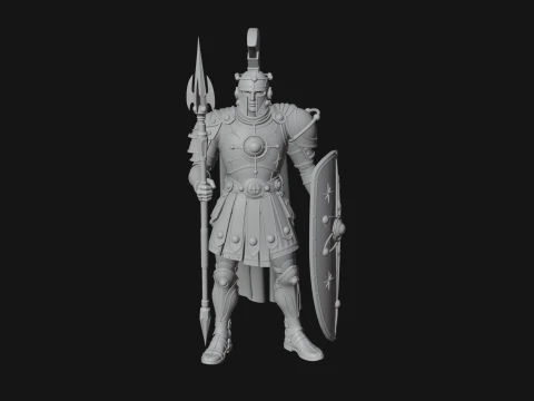 ROME - Armored Champion Design 2 - 3D Print Model 3D Print Model
