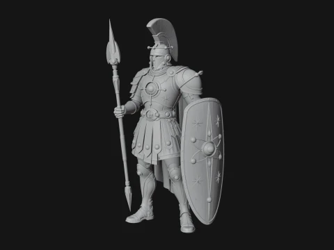 ROME - Armored Champion Design 2 - 3D Print Model 3D Print Model