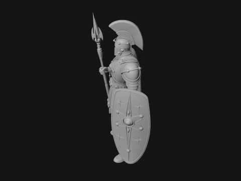 ROME - Armored Champion Design 2 - 3D Print Model 3D Print Model