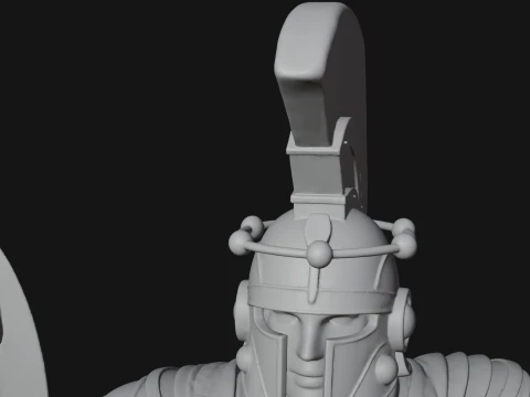 ROME - Armored Champion Design 2 - 3D Print Model 3D Print Model
