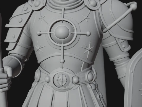 ROME - Armored Champion Design 2 - 3D Print Model 3D Print Model