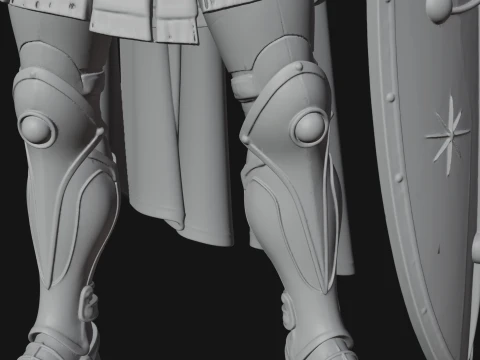 ROME - Armored Champion Design 2 - 3D Print Model 3D Print Model
