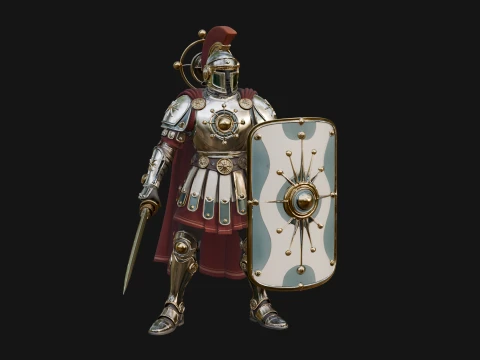 ROME - Armored Champion Design 3 - 3D Print Model 3D Print Model
