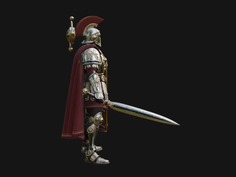 ROME - Armored Champion Design 3 - 3D Print Model 3D Print Model
