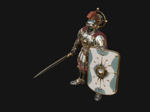 ROME - Armored Champion Design 3 - 3D Print Model 3D Print Model