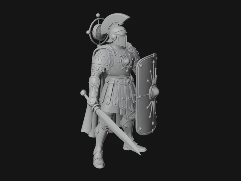 ROME - Armored Champion Design 3 - 3D Print Model 3D Print Model