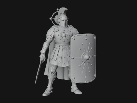 ROME - Armored Champion Design 3 - 3D Print Model 3D Print Model