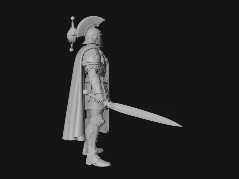 ROME - Armored Champion Design 3 - 3D Print Model 3D Print Model