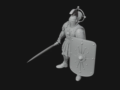 ROME - Armored Champion Design 3 - 3D Print Model 3D Print Model