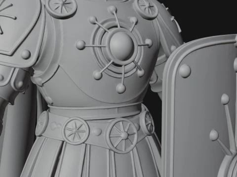 ROME - Armored Champion Design 3 - 3D Print Model 3D Print Model