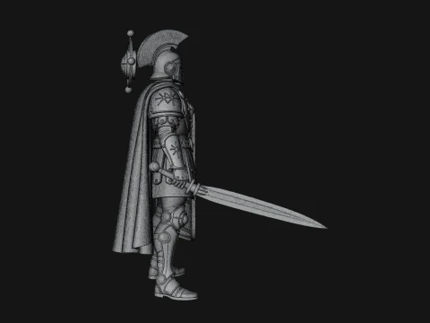 ROME - Armored Champion Design 3 - 3D Print Model 3D Print Model