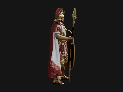 ROME - Armored Champion Design 4 - 3D Print Model 3D Print Model