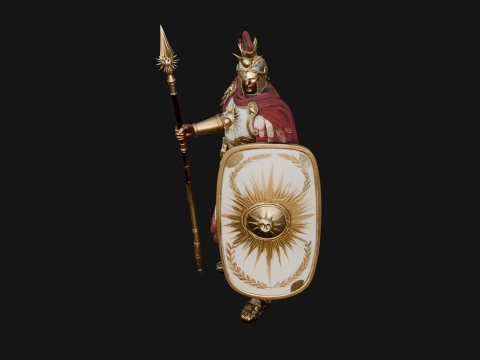 ROME - Armored Champion Design 4 - 3D Print Model 3D Print Model