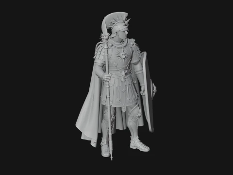 ROME - Armored Champion Design 4 - 3D Print Model 3D Print Model