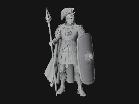 ROME - Armored Champion Design 4 - 3D Print Model 3D Print Model