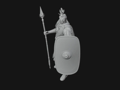 ROME - Armored Champion Design 4 - 3D Print Model 3D Print Model